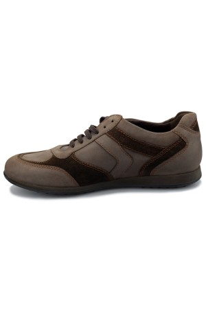 Mephisto CYRIAC - men's lace-up shoe - grey leather/suede