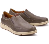 Mephisto JOSS - leather slip-on shoe for men - pewter grey