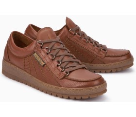 Mephisto RAINBOW OREGON hazelnut brown leather lace shoe for men