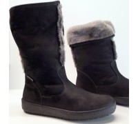 Mephisto ESTHER black nubuck boots with real lambskin lining