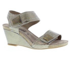 Mephisto JACKIE titanium gold bronze leather sandal for women