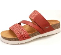 Mephisto ROSE TWIST womens sandal - red leather mix