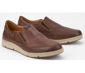 Mephisto JOSS hazelnut brown leather slip-on shoe for men