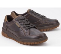 Mephisto PACO - leather lace shoe for men - dark brown