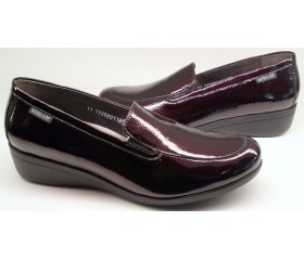 Mephisto OLIVIA women loafer wine red patent leather