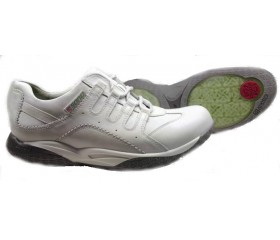 Sano by Mephisto ACTOR white leather rolling walking shoes for men